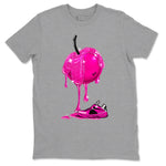 Nike KD 4 Retro Aunt Pearl shirts to match jordans Dripping Cherries sneaker match tees Nike KD 4 Aunt Pearl match shoes to clothes SNRT Sneaker Tees unisex cotton Heather Grey 2 shirts