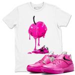 Nike KD 4 Retro Aunt Pearl shirts to match jordans Dripping Cherries sneaker match tees Nike KD 4 Aunt Pearl match shoes to clothes SNRT Sneaker Tees unisex cotton White 1 shirts