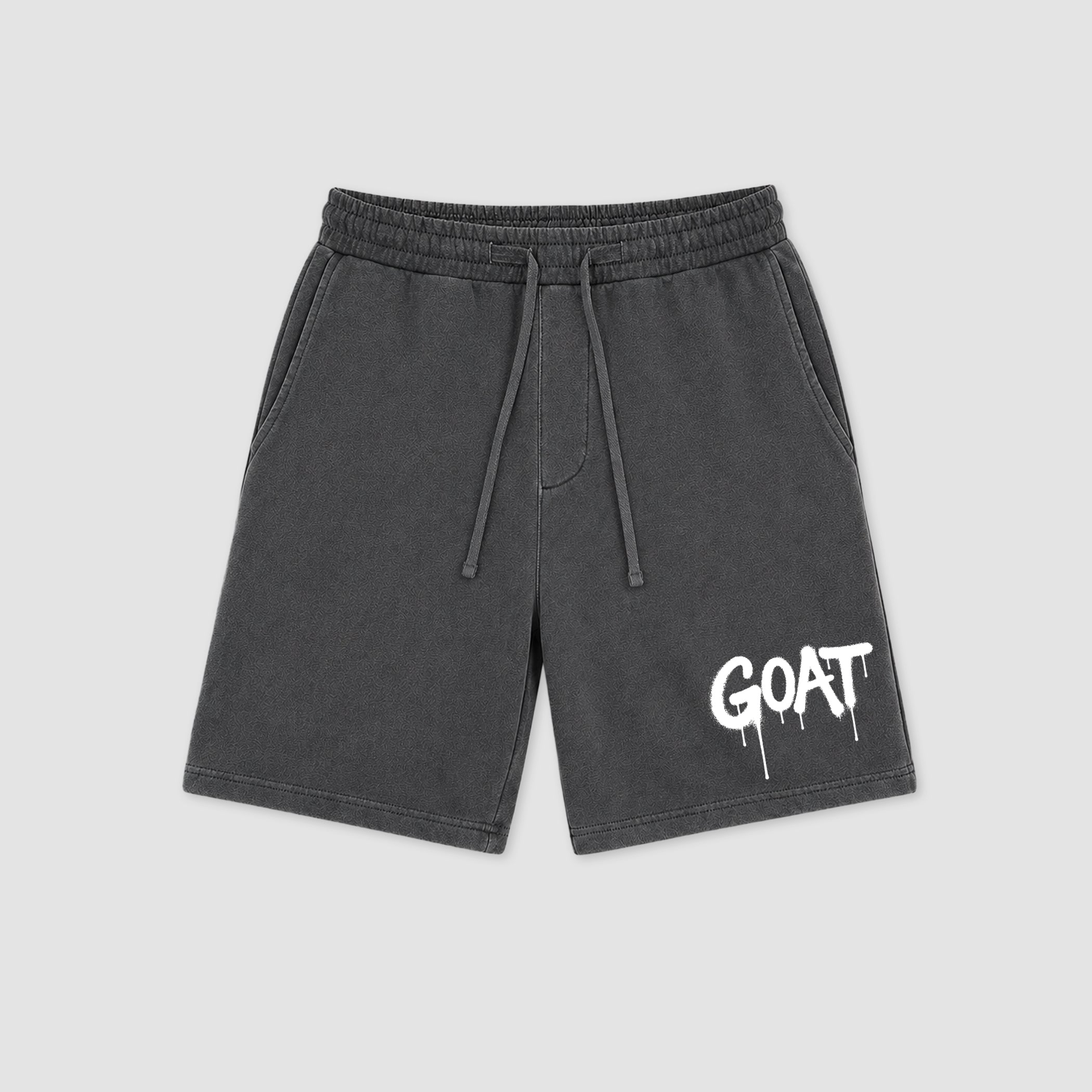 The Dripping GOAT graphic fleece shorts deliver a relaxed streetwear look with premium fleece comfort and bold graphic details, designed to match the Air Jordan 6 Black and White and complete your sneaker rotation.