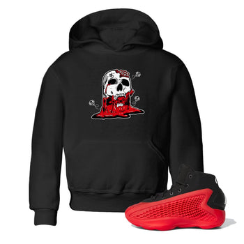 AE 1 Bred Shirts To Match Jordans Dripping Honey Skullhead sneaker match tees AE 1 Bred Tee SNRT Sneaker Release Tees Youth Baby Black 1 crew neck shirts