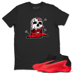 AE 1 Bred Shirts To Match Jordans Dripping Honey Skullhead sneaker match tees AE 1 Bred Tee SNRT Sneaker Release Tees unisex cotton Black 1 crew neck shirts