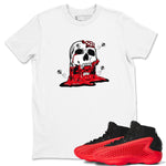 AE 1 Bred Shirts To Match Jordans Dripping Honey Skullhead sneaker match tees AE 1 Bred Tee SNRT Sneaker Release Tees unisex cotton White 1 crew neck shirts