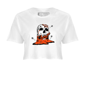 Air Max 1 OG '86 'Summit White and Cosmic Clay shirts to match jordans Dripping Honey Skullhead sneaker match tees Air Max 1 Cosmic Clay match shoes to clothes SNRT Sneaker Tees unisex cotton White 2 crop tee