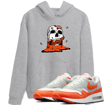 Air Max 1 OG '86 'Summit White and Cosmic Clay shirts to match jordans Dripping Honey Skullhead sneaker match tees Air Max 1 Cosmic Clay match shoes to clothes SNRT Sneaker Tees unisex cotton Heather Grey 1 shirts
