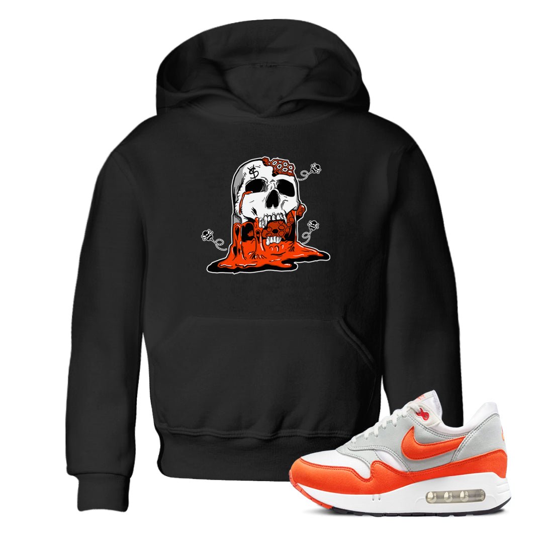 Air Max 1 OG '86 'Summit White and Cosmic Clay shirts to match jordans Dripping Honey Skullhead sneaker match tees Air Max 1 Cosmic Clay match shoes to clothes SNRT Sneaker Tees Youth Baby Black 1 tee