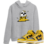 Dunk High Pollen Shirts To Match Jordans Dripping Honey Skullhead sneaker match tees Dunk High Iowa Tee SNRT Sneaker Release Tees unisex cotton Heather Grey 1 crew neck shirts