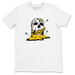 Dunk High Pollen Shirts To Match Jordans Dripping Honey Skullhead sneaker match tees Dunk High Iowa Tee SNRT Sneaker Release Tees unisex cotton White 2 crew neck shirts