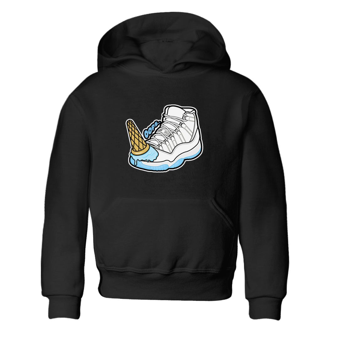 11s Retro Legend Blue shirts to match jordans Dropped Ice Cream sneaker match tees Air Jordan 11 Legend Blue best t shirts to wear with jordans SNRT Sneaker Tees Youth Baby Black 2 tee