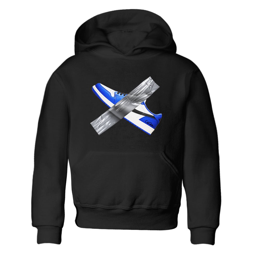 AJ1 Game Royal shirt to match jordans Duct Tape sneaker tees Air Jordan 1 Game Royal SNRT sneaker release tees baby toddler Black 2 cotton Shirt