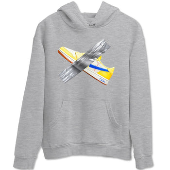 1s Travis Scott Canary shirt to match jordans Duct Tape sneaker tees Air Jordan 1 Travis Scott Canary SNRT Sneaker Release Tees unisex cotton Heather Grey 2 crew neck shirt