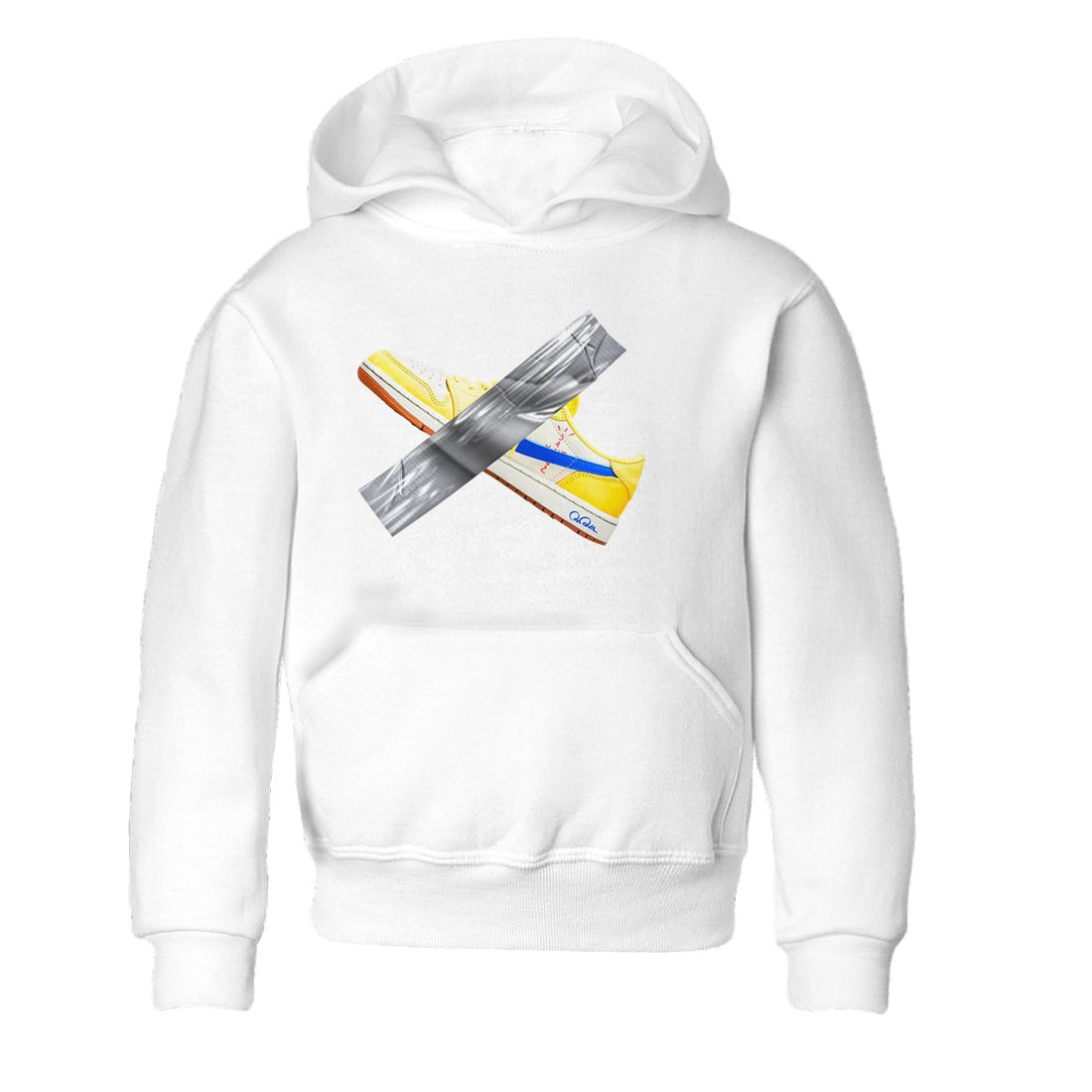 1s Travis Scott Canary shirt to match jordans Duct Tape sneaker tees Air Jordan 1 Travis Scott Canary SNRT sneaker release tees baby toddler White 2 cotton Shirt