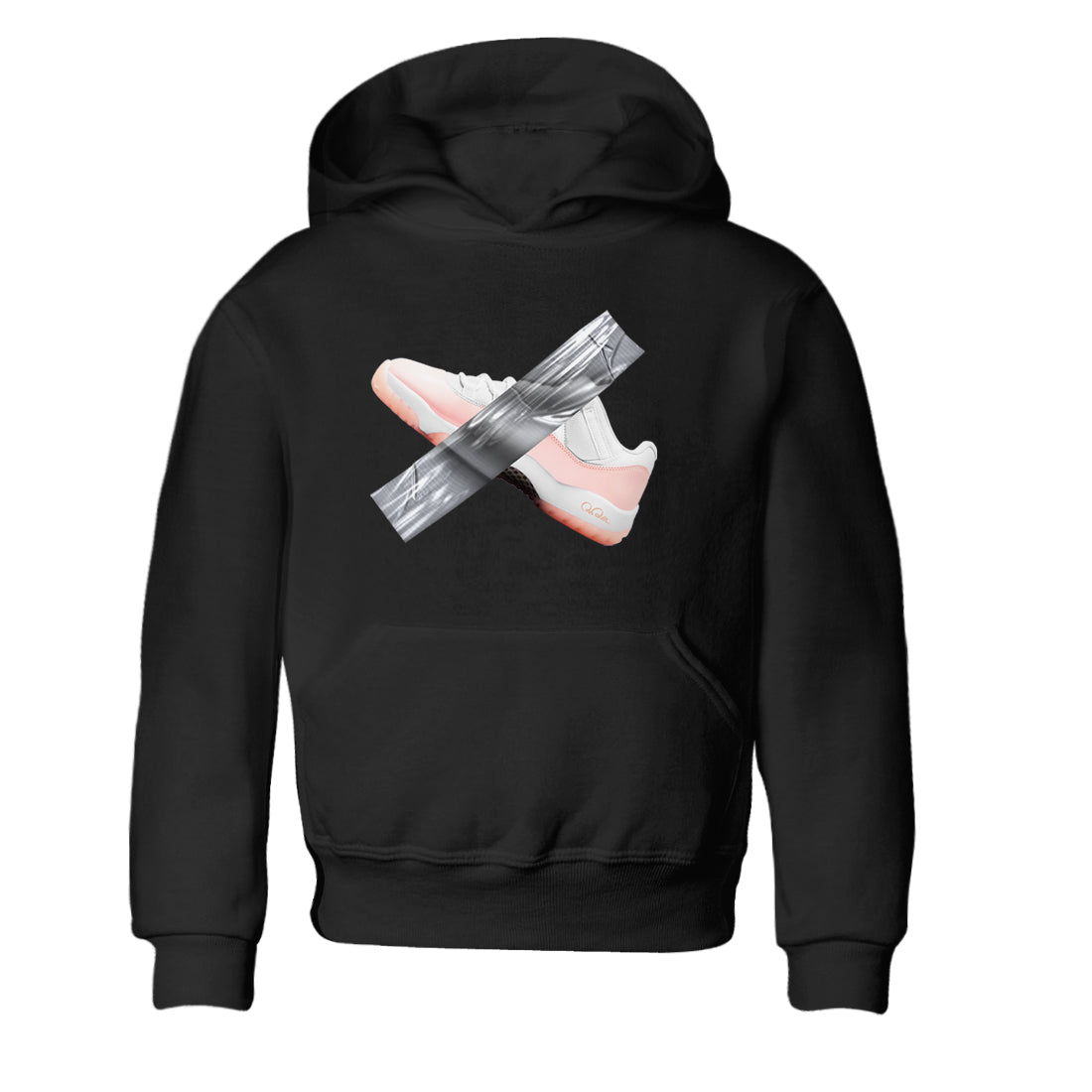 11s Legend Pink shirts to match jordans Duct Tape sneaker match tees Air Jordan 11 Legend Pink SNRT Sneaker Tees streetwear brand Baby and Youth Black 2 cotton tee