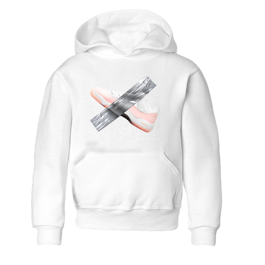 11s Legend Pink shirts to match jordans Duct Tape sneaker match tees Air Jordan 11 Legend Pink SNRT Sneaker Tees streetwear brand Baby and Youth White 2 cotton tee