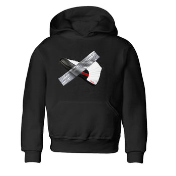 12s Taxi Flip shirts to match jordans Duct Tape sneaker match tees Air Jordan 12 Taxi Flip SNRT Sneaker Tees streetwear brand Baby and Youth Black 2 cotton tee