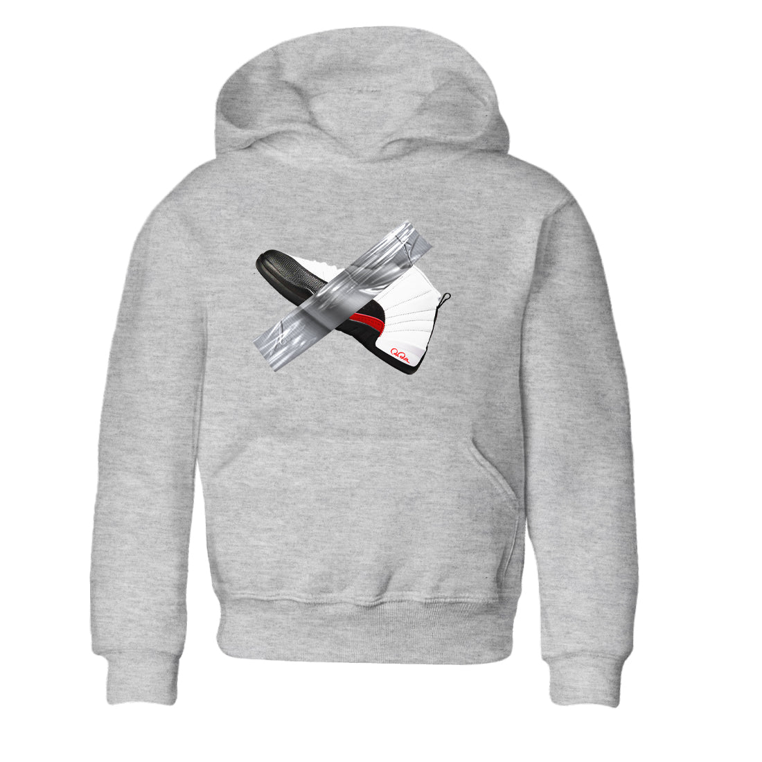 12s Taxi Flip shirts to match jordans Duct Tape sneaker match tees Air Jordan 12 Taxi Flip SNRT Sneaker Tees streetwear brand Baby and Youth Heather Grey 2 cotton tee