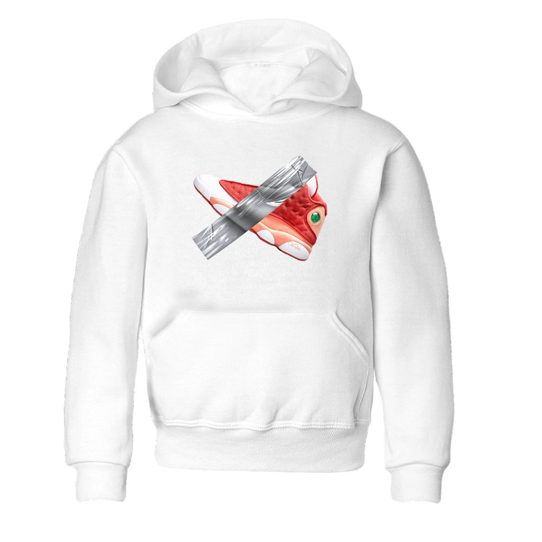 13s Dune Red shirts to match jordans Duct Tape sneaker match tees Air Jordan 13 Dune Red SNRT Sneaker Tees streetwear brand Baby and Youth White 2 cotton tee