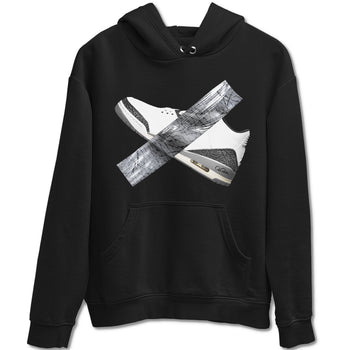 3s Cement Grey shirts to match jordans Duct Tape sneaker match tees Air Jordan 3 Cement Grey SNRT Sneaker Release Tees unisex cotton Black 2 crew neck shirts