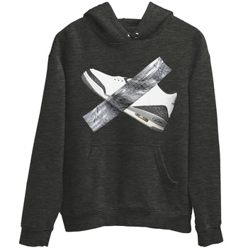 3s Cement Grey shirts to match jordans Duct Tape sneaker match tees Air Jordan 3 Cement Grey SNRT Sneaker Release Tees unisex cotton Charcoal Heather 2 crew neck shirts