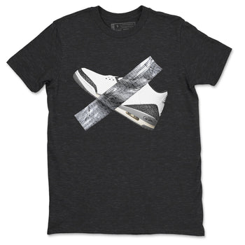 3s Cement Grey shirts to match jordans Duct Tape sneaker match tees Air Jordan 3 Cement Grey SNRT Sneaker Release Tees unisex cotton Charcoal Heather 2 crew neck shirts