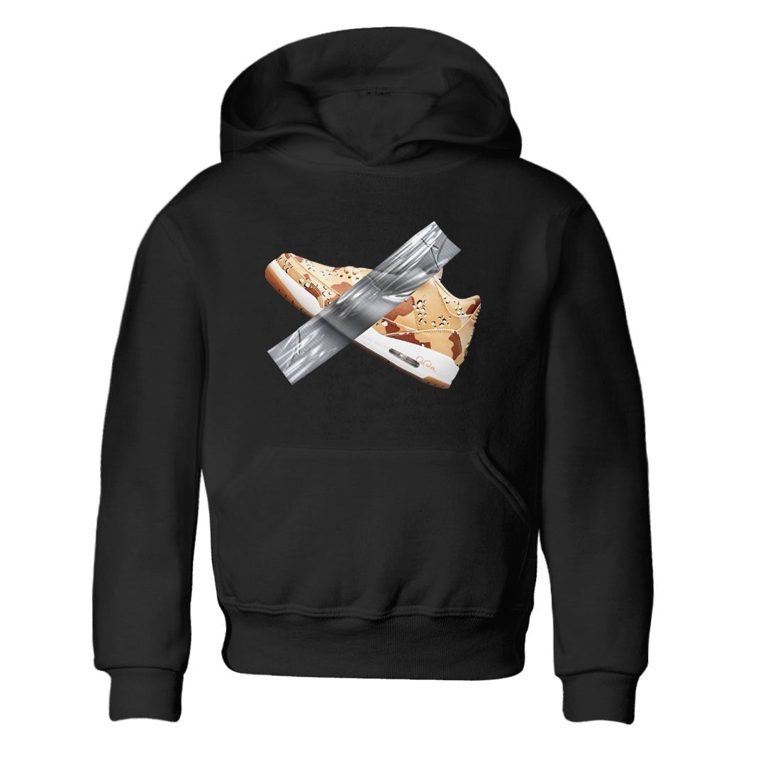 AJ3 Desert Camo shirts to match jordans Duct Tape sneaker match tees Air Jordan 3 Desert Camo SNRT Sneaker Tees streetwear brand Baby and Youth Black 2 cotton tee