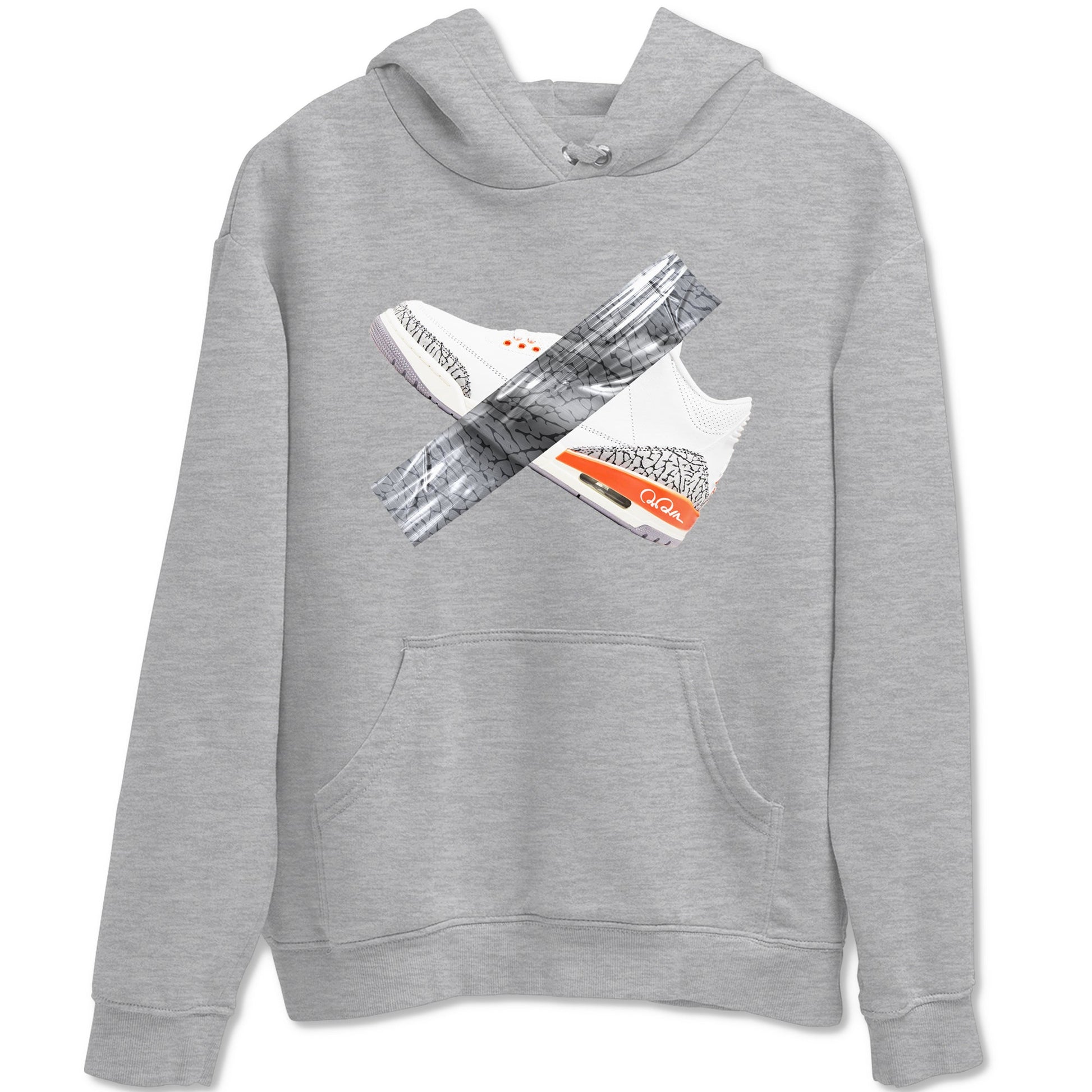 3s Georgia Peach shirt to match jordans Duct Tape sneaker tees Air Jordan 3 Georgia Peach SNRT Sneaker Release Tees unisex cotton Heather Grey 2 crew neck shirt