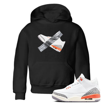 3s Georgia Peach shirt to match jordans Duct Tape sneaker tees Air Jordan 3 Georgia Peach SNRT sneaker release tees baby toddler Black 1 cotton Shirt