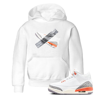 3s Georgia Peach shirt to match jordans Duct Tape sneaker tees Air Jordan 3 Georgia Peach SNRT sneaker release tees baby toddler White 1 cotton Shirt