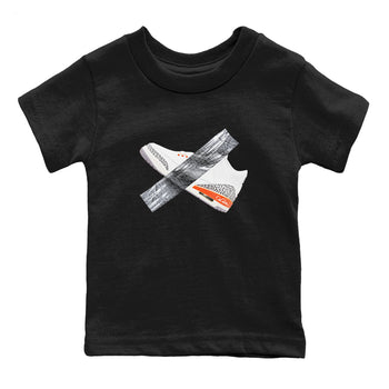 3s Georgia Peach shirt to match jordans Duct Tape sneaker tees Air Jordan 3 Georgia Peach SNRT sneaker release tees baby toddler Black 2 cotton Shirt
