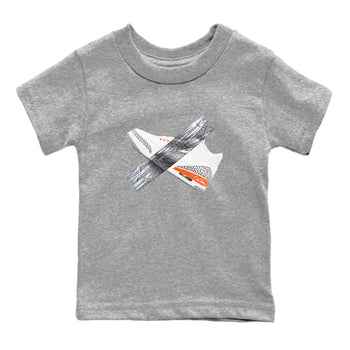 3s Georgia Peach shirt to match jordans Duct Tape sneaker tees Air Jordan 3 Georgia Peach SNRT sneaker release tees baby toddler Heather Grey 2 cotton Shirt