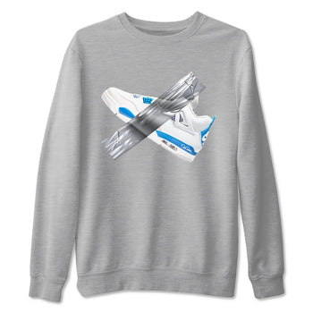 Air Jordan 4 Industrial Blue shirt to match jordans Duct Tape sneaker tees Air Jordan 4 Military Blue SNRT Sneaker Release Tees unisex cotton Heather Grey 2 crew neck shirt