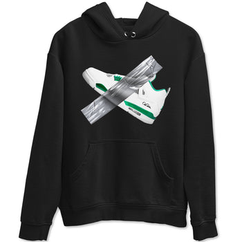 4s Oxidized Green shirts to match jordans Duct Tape sneaker match tees Air Jordan 4 Oxidized Green SNRT Sneaker Tees streetwear brand Black 2 unisex cotton tee