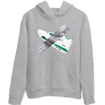 4s Oxidized Green shirts to match jordans Duct Tape sneaker match tees Air Jordan 4 Oxidized Green SNRT Sneaker Tees streetwear brand Heather Grey 2 unisex cotton tee