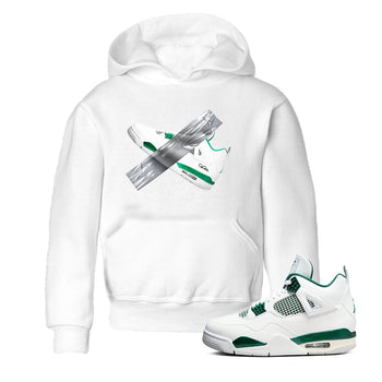 4s Oxidized Green shirts to match jordans Duct Tape sneaker match tees Air Jordan 4 Oxidized Green SNRT Sneaker Tees streetwear brand Baby and Youth White 1 cotton tee