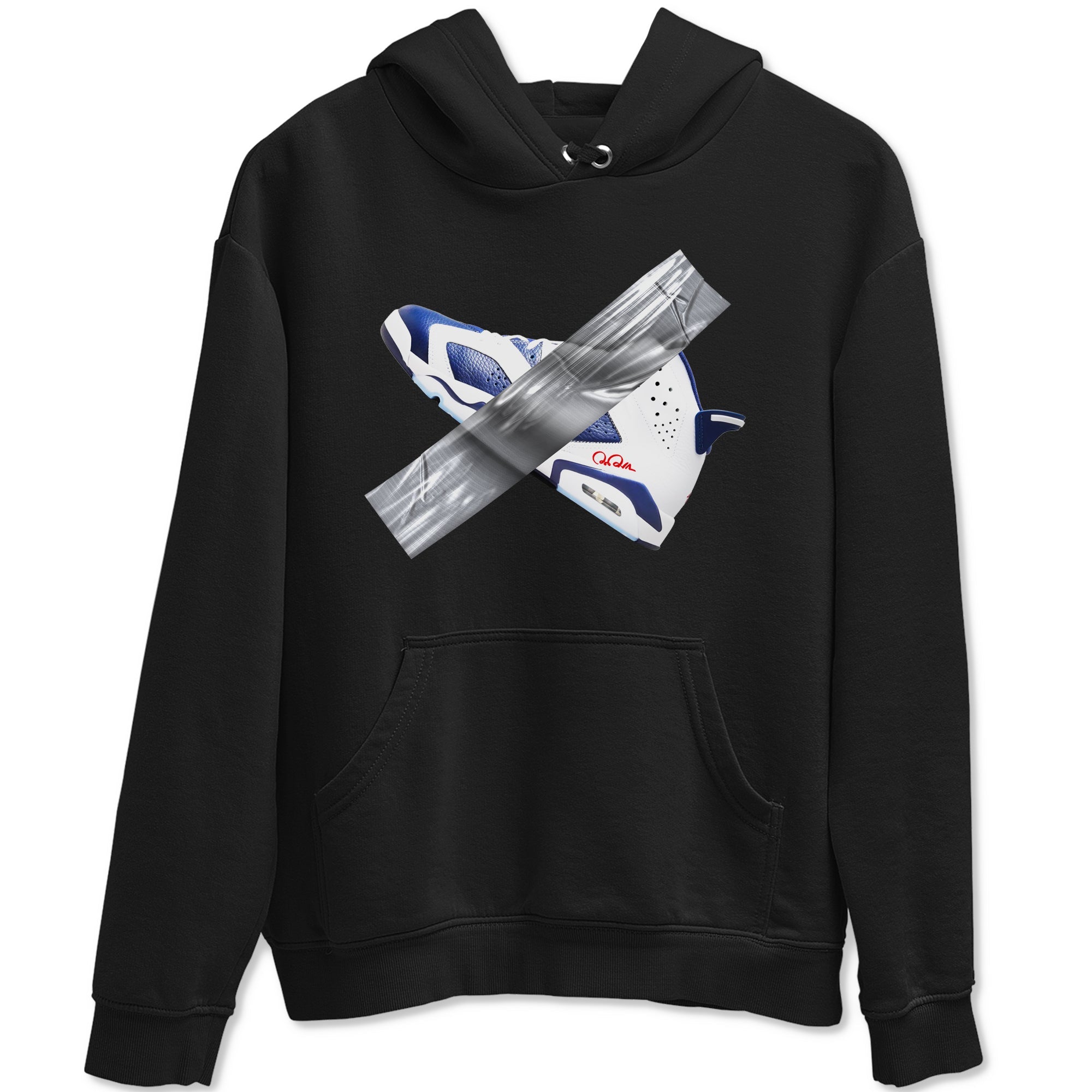 6s White And Midnight Navy shirts to match jordans Duct Tape sneaker match tees Air Jordan 6 White And Midnight Navy SNRT Sneaker Tees streetwear brand Black 2 unisex cotton tee