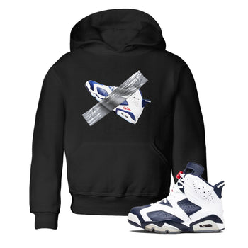 6s White And Midnight Navy shirts to match jordans Duct Tape sneaker match tees Air Jordan 6 White And Midnight Navy SNRT Sneaker Tees streetwear brand Baby and Youth Black 1 cotton tee