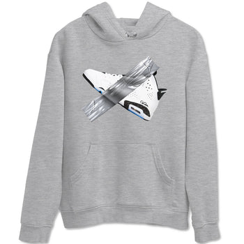 AJ6 White Black shirts to match jordans Duct Tape sneaker match tees Air Jordan 6 White Black SNRT Sneaker Tees streetwear brand Heather Grey 2 unisex cotton tee