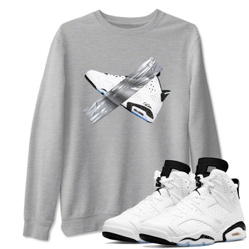 AJ6 White Black shirts to match jordans Duct Tape sneaker match tees Air Jordan 6 White Black SNRT Sneaker Tees streetwear brand Heather Grey 1 unisex cotton tee