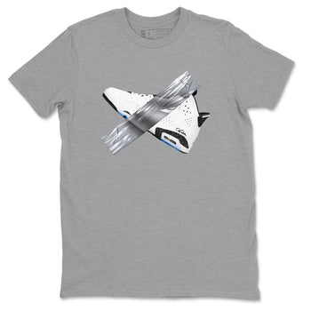 AJ6 White Black shirts to match jordans Duct Tape sneaker match tees Air Jordan 6 White Black SNRT Sneaker Tees streetwear brand Heather Grey 2 unisex cotton tee