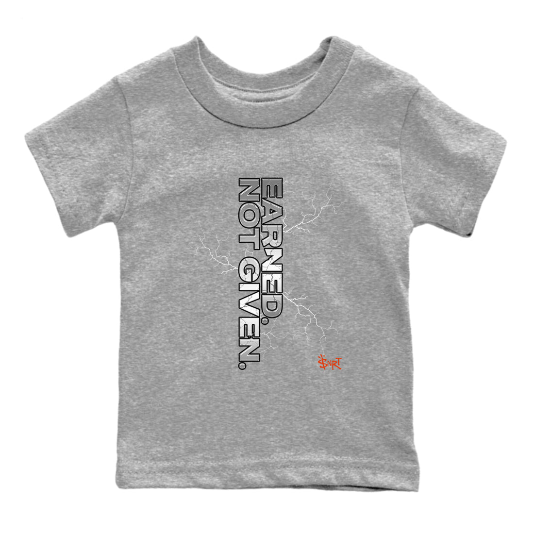 Foams One Jin shirts to match jordans Earned Not Given sneaker match tees Air Foamposite One Jin match shoes to clothes SNRT Sneaker Tees Youth Baby Heather Grey 2 tee