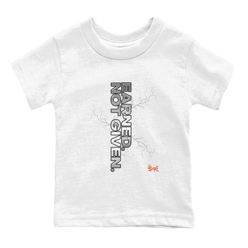 Foams One Jin shirts to match jordans Earned Not Given sneaker match tees Air Foamposite One Jin match shoes to clothes SNRT Sneaker Tees Youth Baby White 2 tee