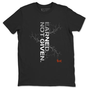 Foams One Jin shirts to match jordans Earned Not Given sneaker match tees Air Foamposite One Jin match shoes to clothes SNRT Sneaker Tees unisex cotton Black 2 shirts