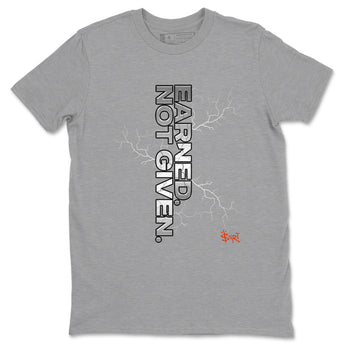 Foams One Jin shirts to match jordans Earned Not Given sneaker match tees Air Foamposite One Jin match shoes to clothes SNRT Sneaker Tees unisex cotton Heather Grey 2 shirts