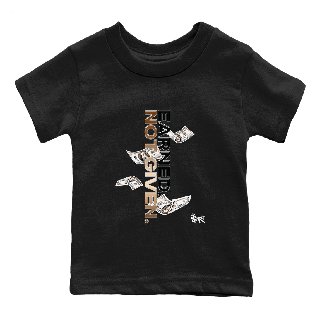 Air Foamposite One Metallic Copper shirts to match jordans Earned Not Given sneaker match tees Air Foamposite One Metallic Copper SNRT Sneaker Release Tees Youth Baby Black 2 crew neck shirts