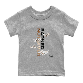 Air Foamposite One Metallic Copper shirts to match jordans Earned Not Given sneaker match tees Air Foamposite One Metallic Copper SNRT Sneaker Release Tees Youth Baby Heather Grey 2 crew neck shirts