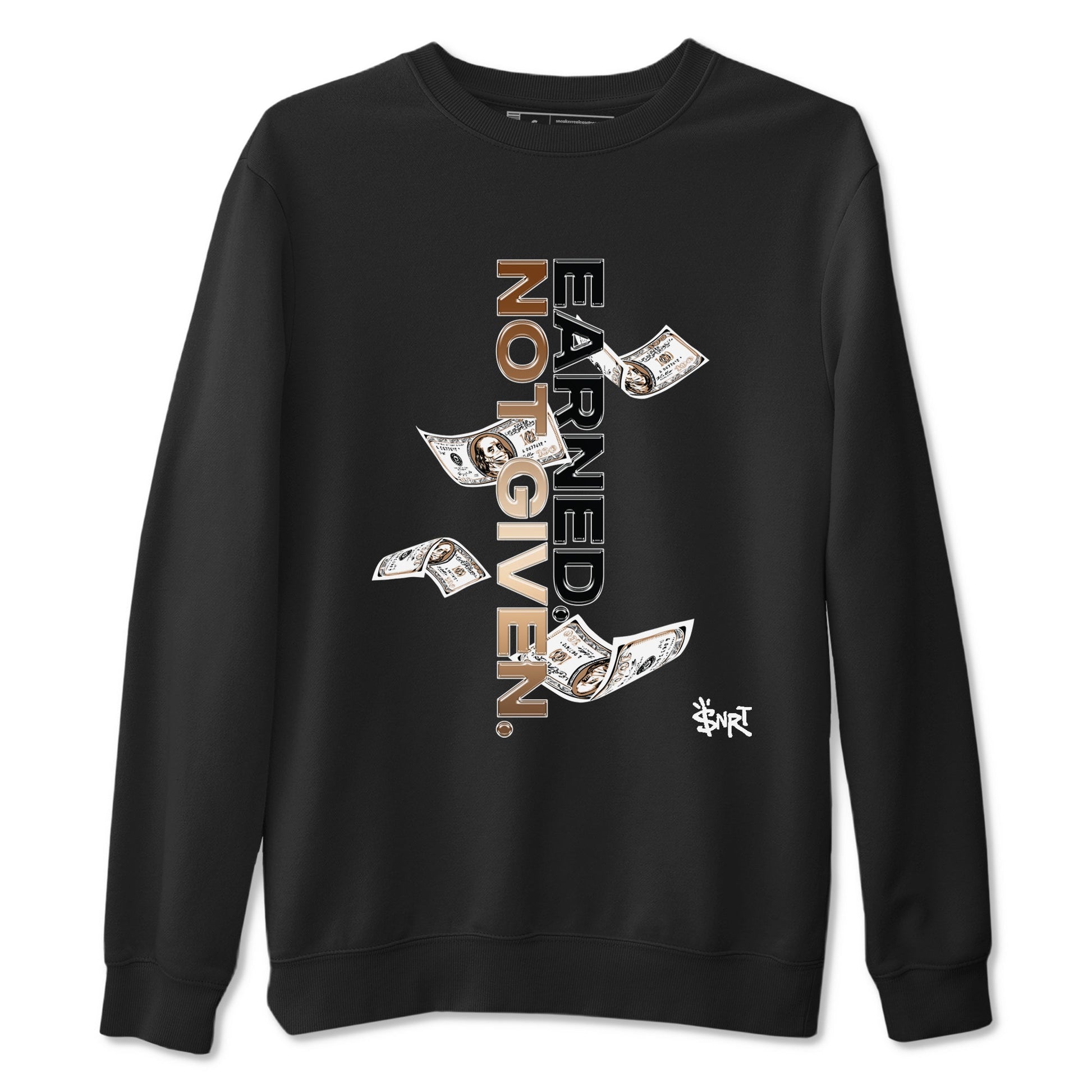 Air Foamposite One Metallic Copper shirts to match jordans Earned Not Given sneaker match tees Air Foamposite One Metallic Copper SNRT Sneaker Release Tees unisex cotton Black 2 crew neck shirts