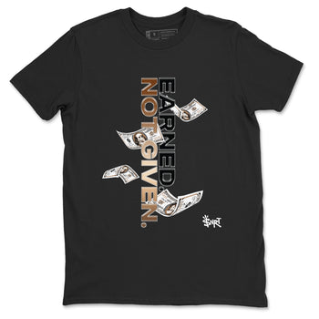 Air Foamposite One Metallic Copper shirts to match jordans Earned Not Given sneaker match tees Air Foamposite One Metallic Copper SNRT Sneaker Release Tees unisex cotton Black 2 crew neck shirts