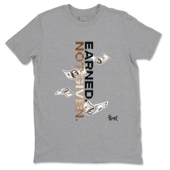 Air Foamposite One Metallic Copper shirts to match jordans Earned Not Given sneaker match tees Air Foamposite One Metallic Copper SNRT Sneaker Release Tees unisex cotton Heather Grey 2 crew neck shirts