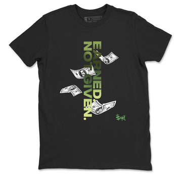 Best Christmas gifts for sneakerheads - Sneaker Tees To Match Air Foamposite One Pine Green Sneakers – Earned Not Given Tee Black 2