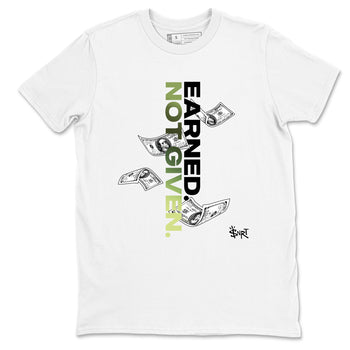 Best Christmas gifts for sneakerheads - Sneaker Tees To Match Air Foamposite One Pine Green Sneakers – Earned Not Given Tee White 2