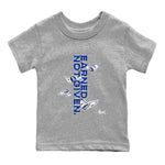 Air Foamposite One Royal shirts to match jordans Earned Not Given sneaker match tees Air Foamposite One Royal SNRT Sneaker Release Tees Youth Baby Heather Grey 2 crew neck shirts